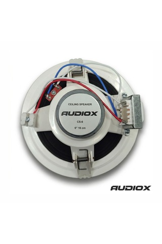 Audıox Cs-6 6" 16 Cm Hat Trafolu Tavan Hoparlörü Gömme Alçıpan Asma Tavan Hoparlörü