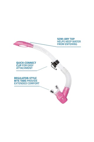 Scubapro Spectra Şnorkel Şeffaf/pembe Pembe