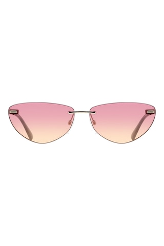 Calvin Klein Jeans Ckj 25208s 727 63 Kadın Cat Eye Degrade Gold Metal Güneş Gözlüğü Altın