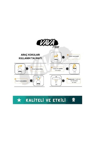 Vavaplus Araç Oto Parfümü 4 Adet 8 Ml Karışık