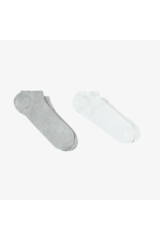 Unıted4 Unisex Gri/beyaz 2'liçorap 707828