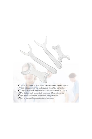 Samdoo Dental Açıcı Seti 4 Parça: T Tipi Ağız Açıcı Ve Dudak-yüz Çene Gerçekleştirici, Profesyonel Diş Hekimi Kullanıma Uygun