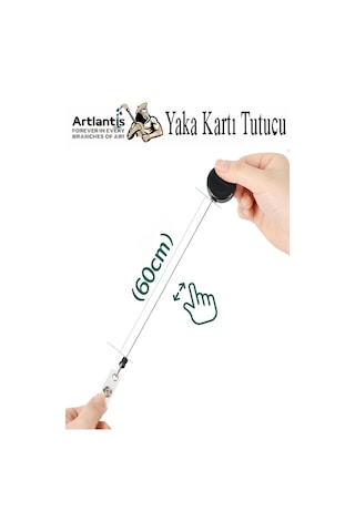 Kırmızı Yaka Yoyosu 10 Adet Yoyo Kartlık Kimlik Personel Kartı Yoyo Yaka Cep Kemer Geri Çekilebilir Rozet Tutma Makara