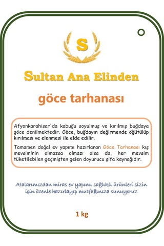 Sultan Ana Elinden Afyon Göce Tarhanası 1 KG