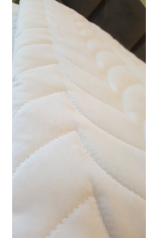 Babadağ Koleksiyon Yatak Alezi Kapitoneli Fitted Tam Sarar180 GR 160 X 200 Pamuk Beyaz
