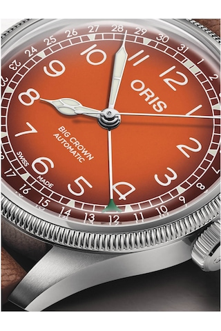 Oris Big Crown Oris X Cervo Volante 40.00 Mm Otomatik Saat 01 754 Turuncu