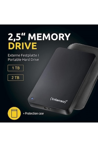 Intenso 6023560 1 TB 2.5" USB 3.0 Taşınabilir Harici HDD