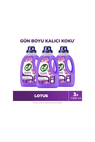 Cif Zemin Temizleyici Lotus 3 x 1500 ML