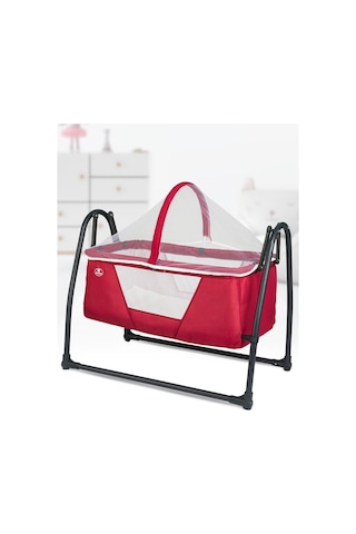Sobee Fileli Silinebilir Portatif Sallanır Anne Yanı Beşik Sepet Beşik Hamak Beşik Bordo
