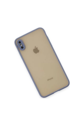 Cosmotex Newface Apple iPhone Uyumlu  X Kılıf Montreal Silikon Kapak - Gri