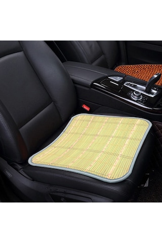 Araba Oto Soğutma Bambu Koltuk Minderi Ped Mat Aile Ofisi Araba İçin Rastgele Renk Teslimatı