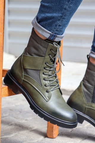 Vojo C756 Sıcak Astarlı Fermuarlı Erkek Bot Postal 2 Renk Haki