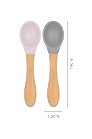 Mama Kaşığı 2'li - Misty Lilac / Powder Grey