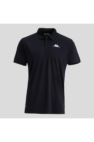 Kappa Kombat Poly Polo Erkek Siyah Regular Fit Polo Yaka Tişört 3