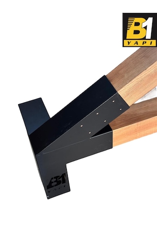 Pergola Kamelya 4 Kollu Açılı Kenar Bağlantı Aparatı Sol