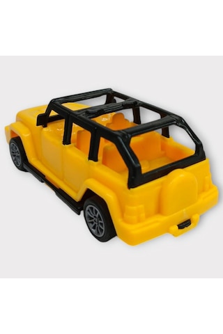 Çek Bırak Arabalar 10 Cm - Sarı Jeep