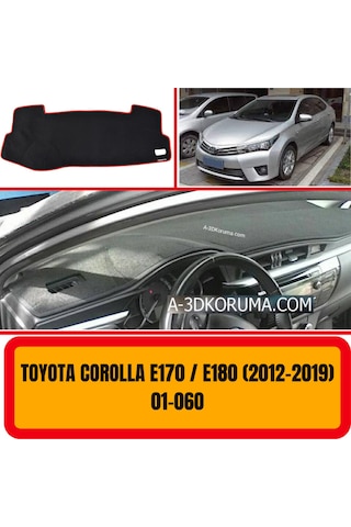 Toyota Uyumlu COROLLA E170/E180 2012-2019 ÖN GÖĞÜS / PANEL /  TORPİDO KORUMASI - KILIFI - HALISI