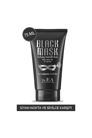 Dr. Ea Siyah Nokta ve Sivilce Karşıtı Soyulabilir Siyah Maske 75 ML Dr. Ea Siyah Nokta ve Sivilce Karşıtı Soyulabilir Siyah Maske 75 ML