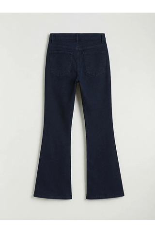 Lc Waikiki Lacivert Yüksek Bel Mars Flare Kadın Jean Pantolon