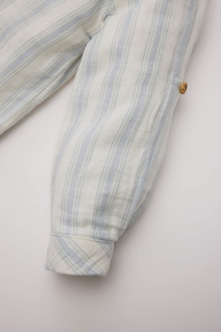 DeFacto Erkek Bebek Çizgili Uzun Kollu Gömlek D9364A525SPBE343 Mavi