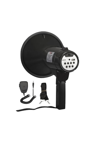 Lastvoice Mgf-120usb-bt Mayklı Askılı El Megafon 120 Watt Şarjlı Bluetooth Usb Siren Kayıt