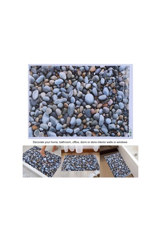 Shineyee Pvc Taş Desenli 3d Duvar Sticker - Suya Dayanıklı, Kolay Kurulum, Ev Dekorasyonu, Banyo/zemin Uygun Diğer