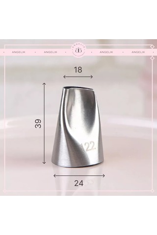 Angelik Pastacılık Ucu: Kavisli Güller Yapay Yapraklı Pastacılık Ucu, Özel Olarak Tasarlanmış Tek Parça Kalıptır Ve Ku Bej