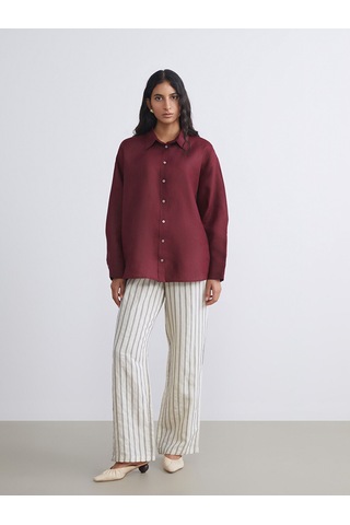 Lcw Modest Bej Beli Lastikli Modal Karışımlı Kadın Pantolon