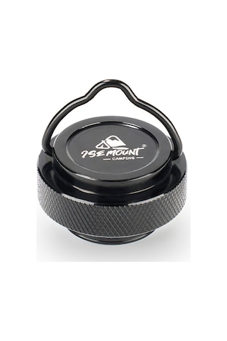 Ise Mount-açık Alüminyum Alaşımlı Gastank Kapağı Taşınabilir-siyah Siyah