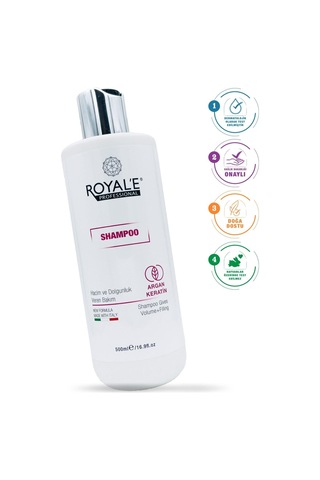 Royale Professional Argan Keratin Hacim ve Dolgunluk Veren Şampuan 500 ML
