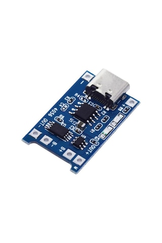 TP4056 Korumalı Type-C USB Girişli Şarj Modülü