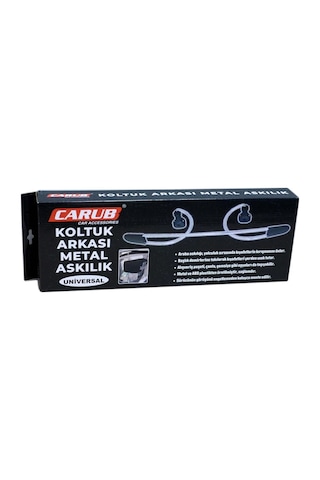 Carub Araç İçi Ceket Ve Gömlek Askılığı Koltuk Arkası Metal Kırışıklık Önleyici Elbise Askısı