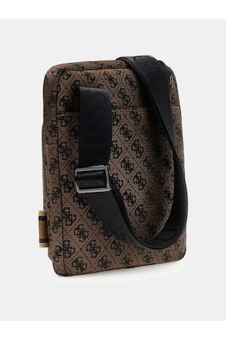 Guess Hmbostp6123 Boston Erkek Çapraz Çanta Kahverengi