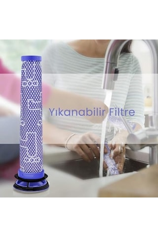 V7 V8 Dc58 Dc59 Dc6 Dc74 İle Uyumlu Ön Filtre 2 Li Diğer