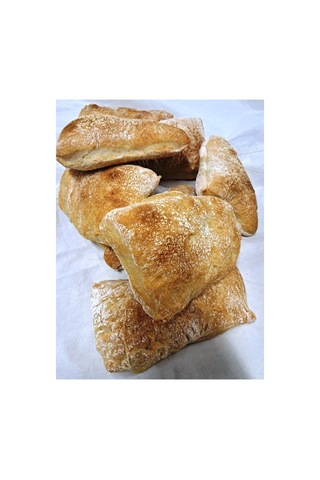 Italyan Ciabatta Mini Somun - 6 Adet