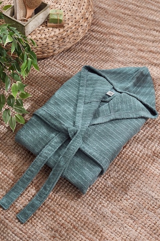 Quina Kapüşonlu Oversize Bornoz Yeşil