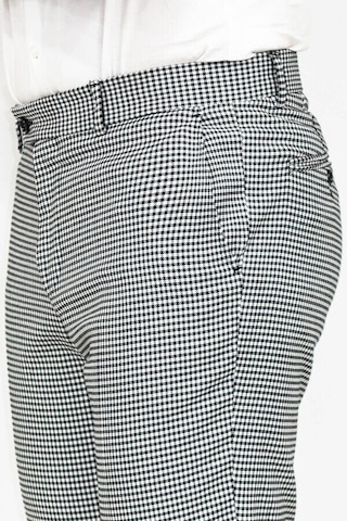 Wessi Kaz Ayağı Desenli Slim Fit Gri Erkek Pantolon Gri