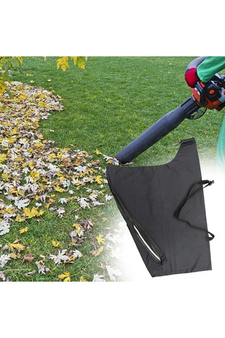 Homyl Çim Için Yedek Zip Blower Çanta Fermuarlı Alt Siyah