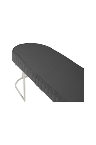 Viego Silver Striped- Gri Kapitoneli Chester Model Puf & Bench & Koltuk & Uzun Makyaj Puff & Yatak Ucu &önü