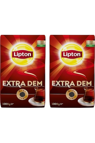 Lipton Extra Dem Siyah Dökme Çay 2 x 1 KG