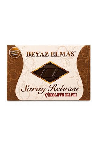 Beyaz Elmas Çikolatalı Saray Helvası 300 Gr - %100 Doğal Pancar Şekerli - Fındıklı Ve Kakaolu Geleneksel Helva
