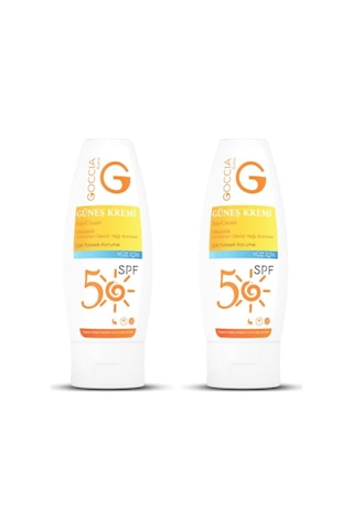 Tr Güneş Kremi- 50 Spf Geniş Spektrumlu Koruma Ve Doğal Nem Desteği- Sun Cream 75ml 2 Paketi