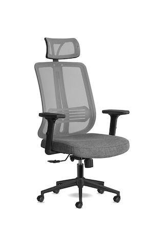 Calitteoyuncukoltuk Calitte Yönetici Çalışma Koltuğu | Spark Başlıklı | Gri Siyah