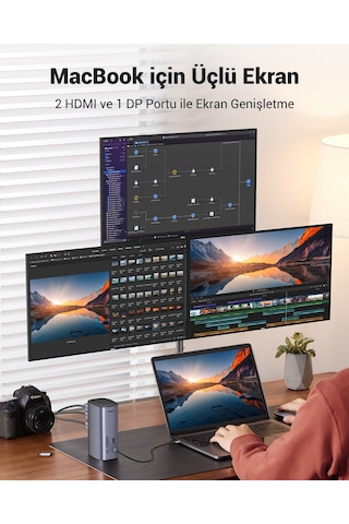 Ugreen Usb-c Çok İşlevli Bağlantı İstasyonu Pro, 90325