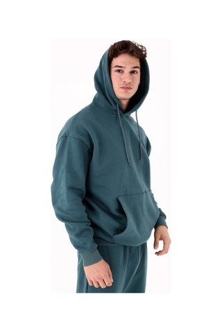 Scorp Origin Erkek Hoodie Sweatshirt Petrol Standart Çok Renkli