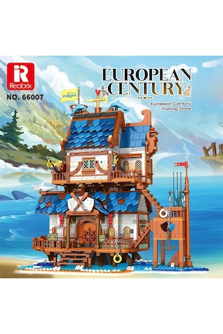 Reobrix Technic 66007 Balıkçı Evi Yaratıcı Yapı Blok Seti Building Blocks Fishing Store -2450 Parça