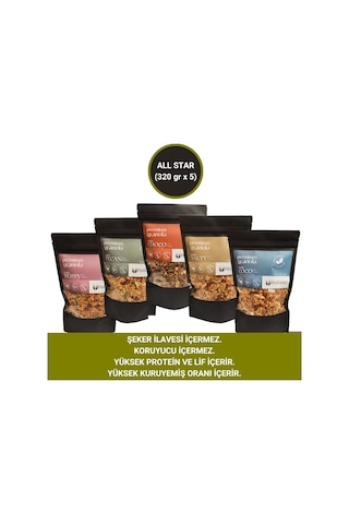 All Star - Mix Granola 320 Gr X 5