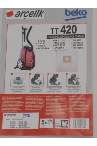 Arçelik Uyumlu Tt 420 Sentetik Contalı 2 Paket 10 Adet
