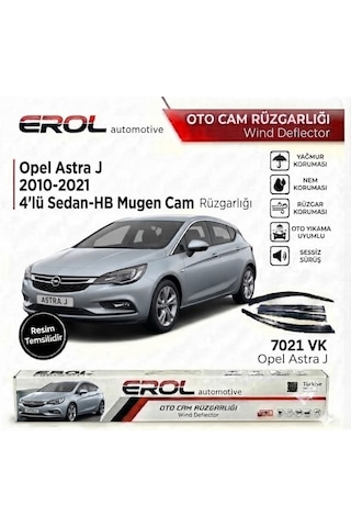 Opel Astra J 2010-2021 4'lü Hb Mugen Cam Rüzgarlığı