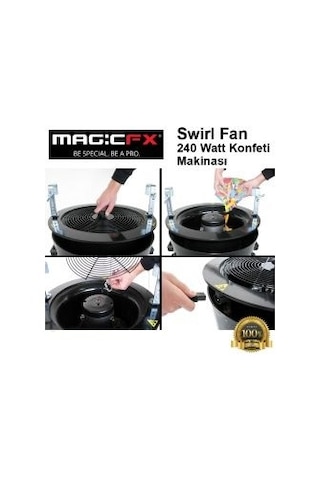 Magicfx Swirl Fan 240 Watt Konfeti Makinası